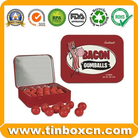 Rectangular Metal Tin Candy Box_ Sweet Tin_ Gum Tin Box